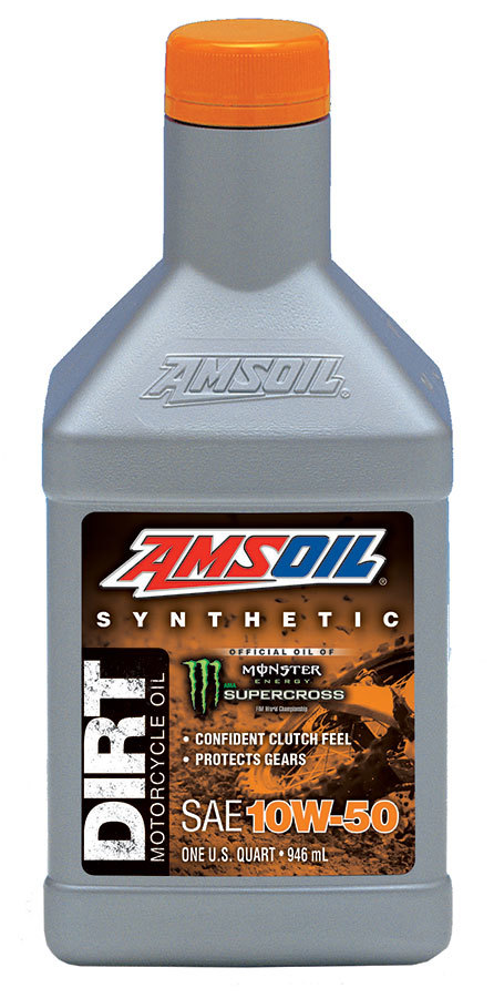 Amsoil Dirt Bike 4-Stroke 10W-50 Motorcycle Oil 946ml