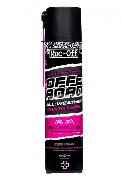 Muc-Off off-road all weather motorcycle chain lube 400ml spray can
