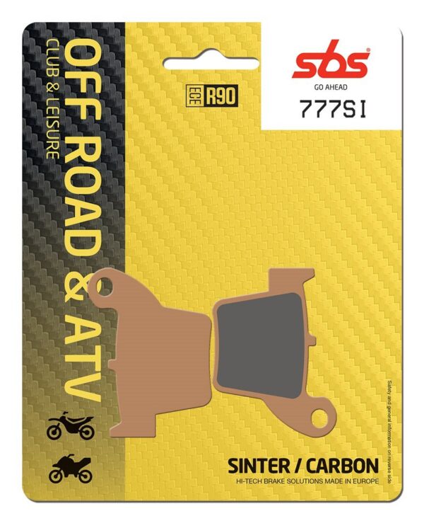 SBS 777SI sintered rear brake pads for Honda off road motorcycles