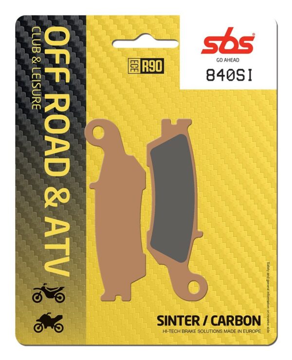 SBS 840SI sintered front brake pads for Yamaha WRF YZ