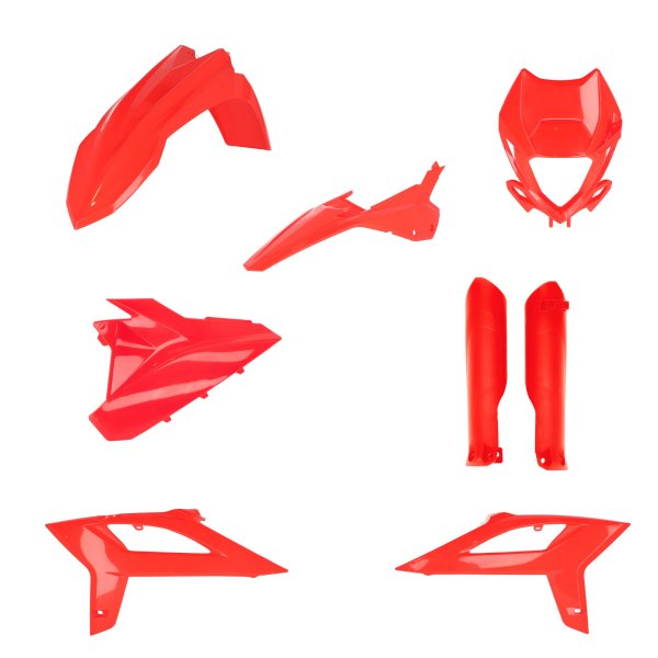 Acerbis red original 2022 plastic kit for Beta RR and Racing 2020-2022