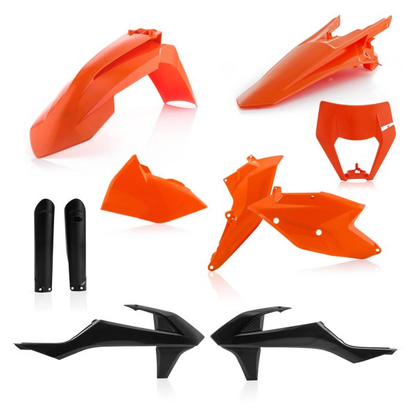 Acerbis original 2019 plastic kit for KTM EXC and EXC-F 2017 - 2019 models