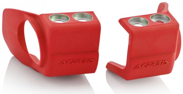 Acerbis Fork Shoe Protectors Beta Race Racing Honda Kawasaki Stark Red