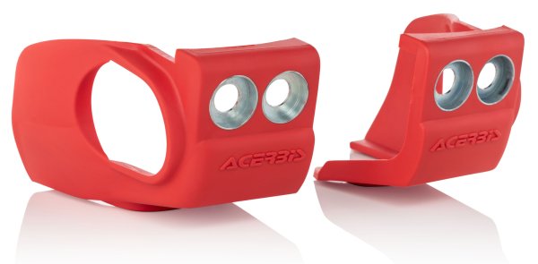 Acerbis Fork Shoe Protectors Beta RR 2019-2024 X-PRO 2025-2026 Red lower fork lugs
