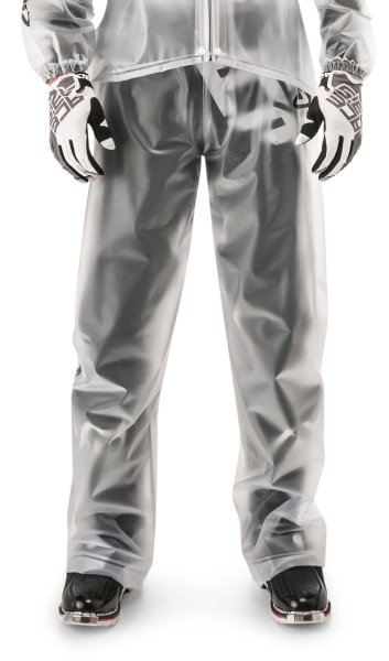 Acerbis MX Rain Transparent Pants waterproof motorcycle rain pants front view